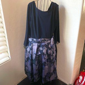 Elle blue navy purple dress Size XXL semi-formal